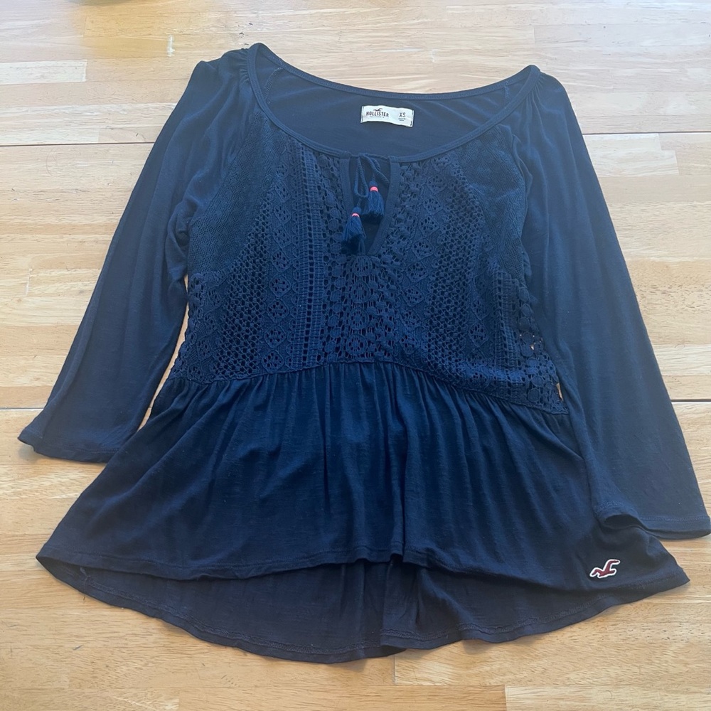 Navy Blue Women's Top Size XS